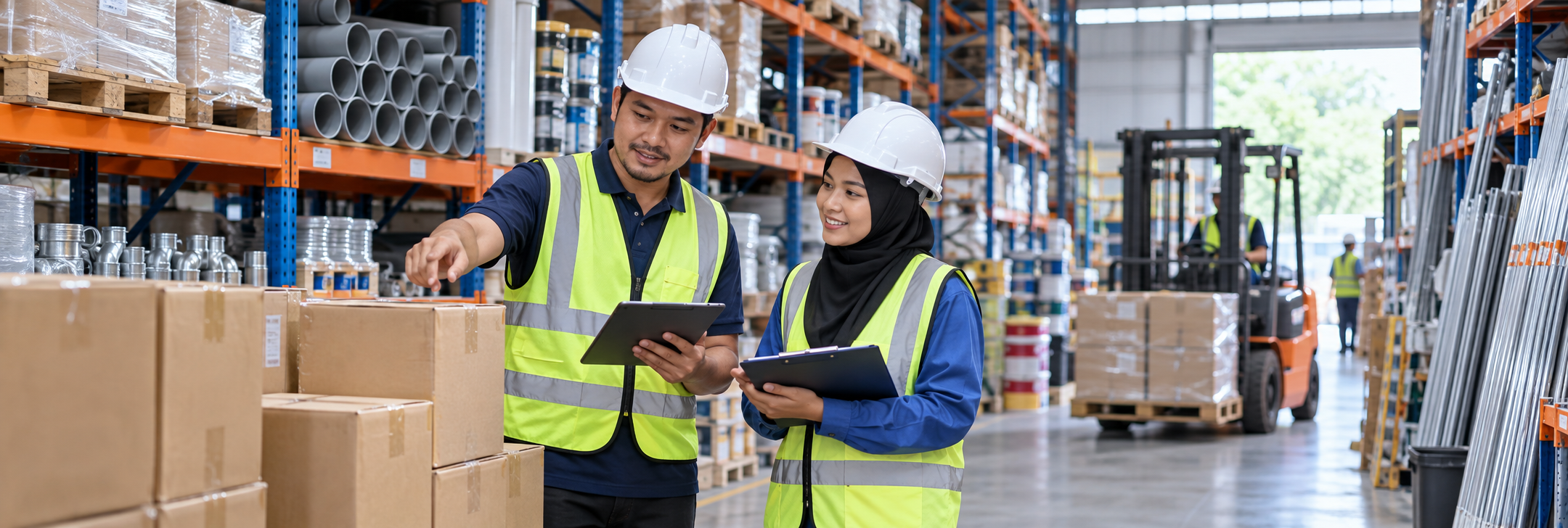 Hardware warehouse team