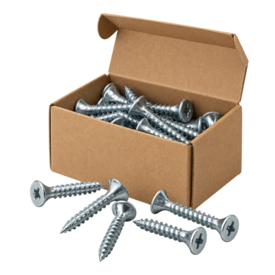 Zinc Wood Screws 4.0 x 50mm (200 pcs)